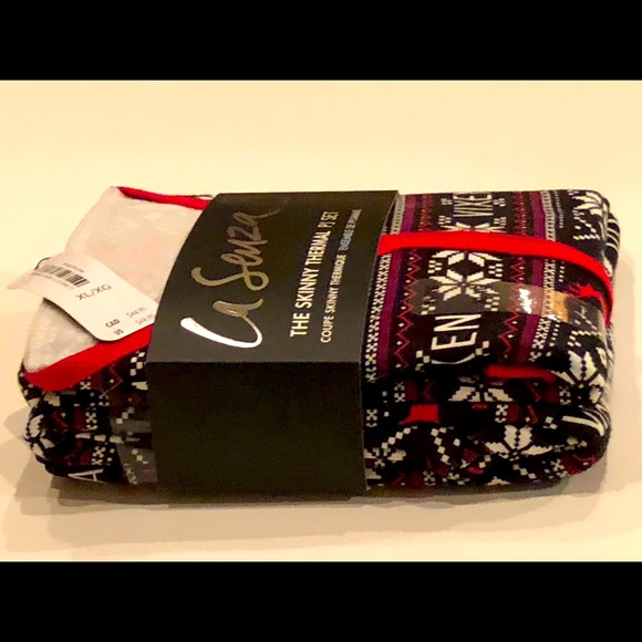 La SENZA Other - La Senza, The Skinny Thermal Women’s XL Set, NWT